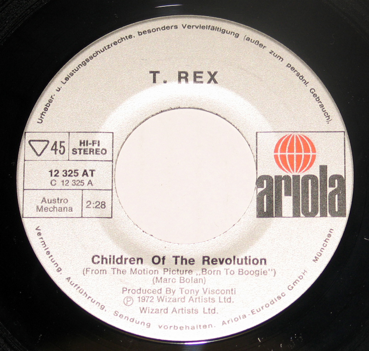 T.REX Children of the Revolution / Jitterbug Love Tyrannosaurus Rex